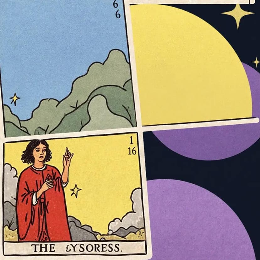 A Tarot spread illustrating the integration of numerology and tarot readings.